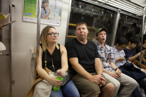 Who are these weirdos on the subway?